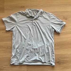 Rag & Bone Men’s Light Blue Short Sleeve Polo Size XL